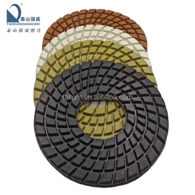 250mm Wet Used Flexible Diamond Polish Pads for Stone Granite Marble Concrete Pad
