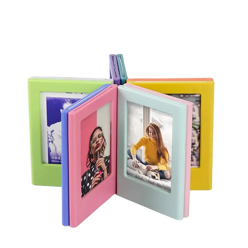 Magnetic Acrylic ABS Photo Frame Colorful Wall Frame Picture Home Decor for Fridge Refrigerator