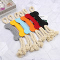 Pet Dog Toy Creative Dog Bone Felt Toy Grinding Teeth Training Bone Stick Dog Gnaws Toy Pet Supplies Accessories