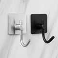 Hot Sale Multipurpose  Self-Adhesive  Bathroom Wardrobe Bathroom Wall Organisation 304 Stainless Steel Towel Wall Hook