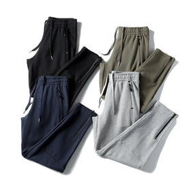 Hot Sell Fitness Gym Sweatpants Streetwear Casual Blank Men's Custom Polyester/Nylon Pink Fleece Sports Joggers Straight Mid