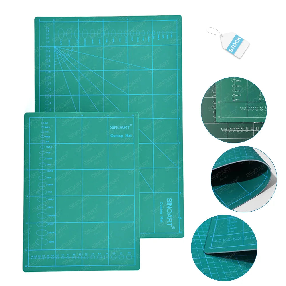 SINAORT Hot Selling 3mm A2 Artist Pottery Ribbon Tool Double Sided Pvc Painting Cutting Mat