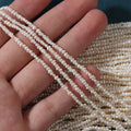Wholesale 2-2.5mm Mini Pearl Semi-finished Chain DIY Clavicle Ring Material Natural Freshwater Real Pearl