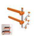 Imbot Stainless Steel DIY Drawer Installation Tool with Laser Guide Toggle Clamp Magnetic Arm for Woodworking Cabinet Hardware