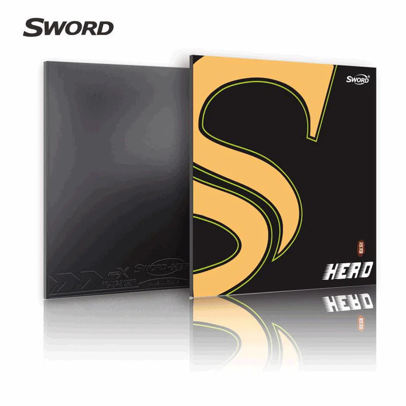 Sword HERO Table Tennis & Ping Pong Racket Rubber - ITTF Un-sticky Inverted Pimples Provincial Attack