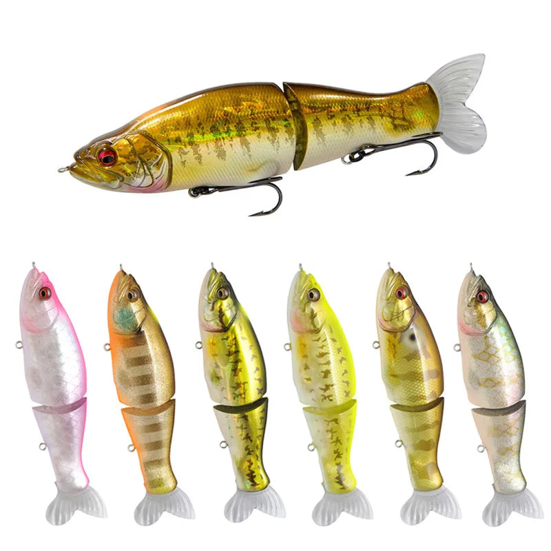 WEIHE 135mm 28g 18 Colors Artificial Jointed Bait ABS Plastic Pencil Lure Slowing Sinking Fishing Swimbait