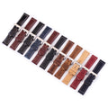 Handmade Thread Top Grain Genuine Leather Watch Band Strap Stitching 18/20/22/24 mm Heavy Duty Leather Watch Band