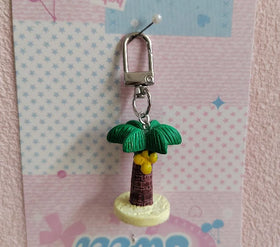 Key Chains Factory Personalized Custom Forest Theme Coconut Trees Duck Keychains for Promotion Gifts