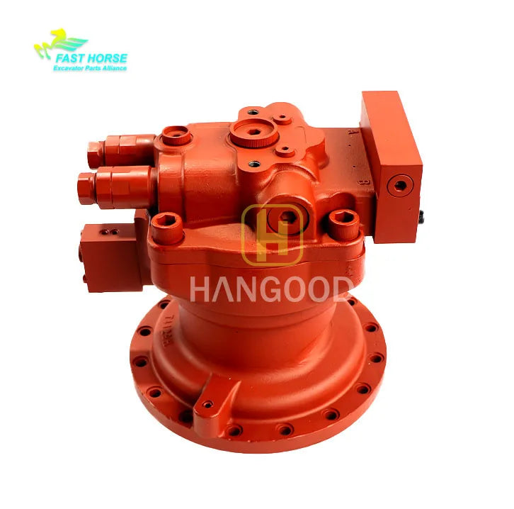 Hangood Excavator Parts DH220-5 DH225-7 Swing Motor M2X150 Rotary Motor 401-00086A Slewing Motor Assembly for Doosan