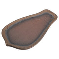 Japanese Gilding Iron Plate Stoneware Bodhi Tea Tray Small Size Pot Tray Ceramic Teapot Tray Tea Table