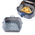 Hot Sale Verified Supplier Kitchen Appliances 7/8 Inch Air Fryer Accessories 2-pack Liners Basket Square Silicone Air Fryer