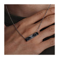 Wholesale Jewelry Top Grade Cutout Wave Bar Stainless Steel Necklace Premium Quality High Demanded Hot Selling