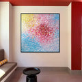 Modern XL Large Size Hand-Painted Abstract Canvas Wall Art Decor Relief Painting Oil Medium Colorful 3D Thick Texture