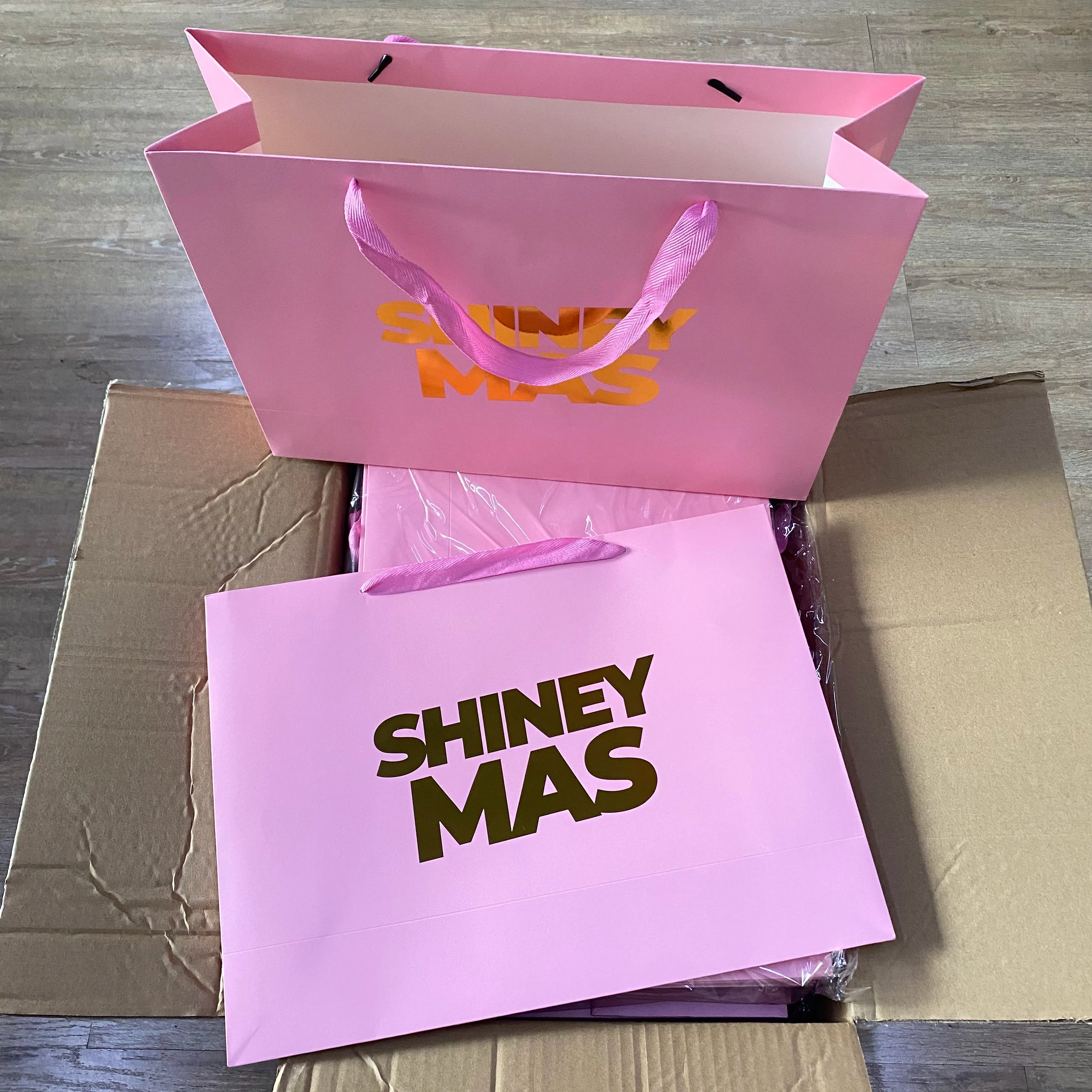 Luxury Eco-Friendly Recyclable Kraft Paper Bag Portable Custom Logo for Food Packaging Shopping Gift Candle Craft Photo Frame