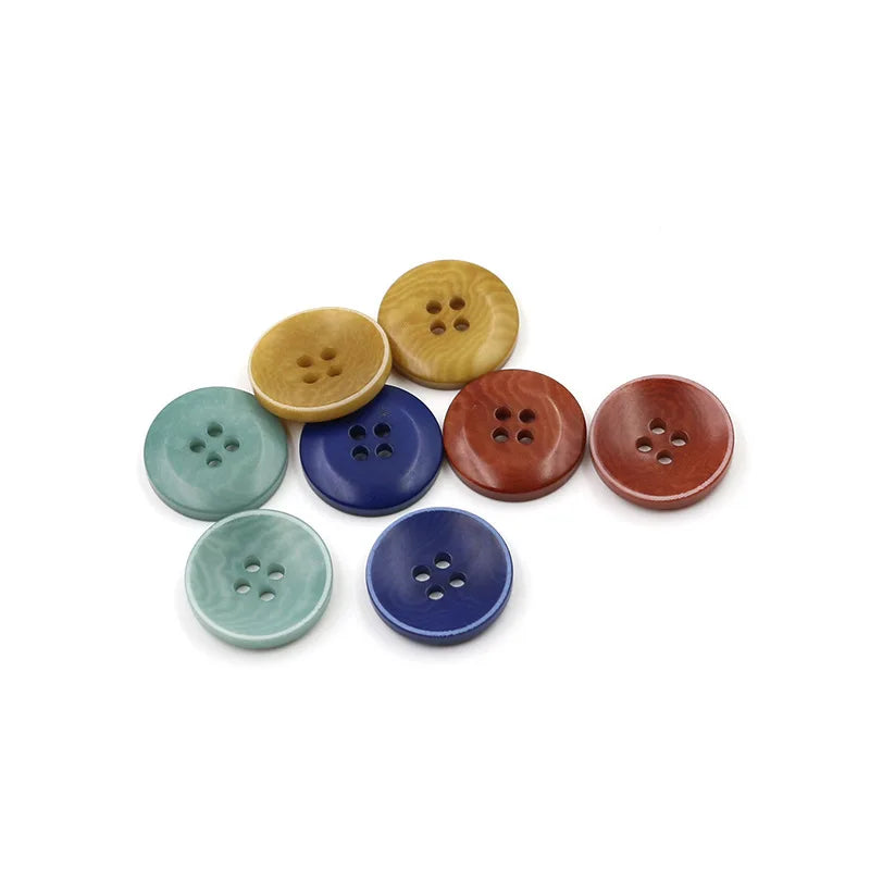 Customized Corozo Nut Buttons Beautiful Design High Quality 4-Hole Nut Buttons Personalized Natural Buttons