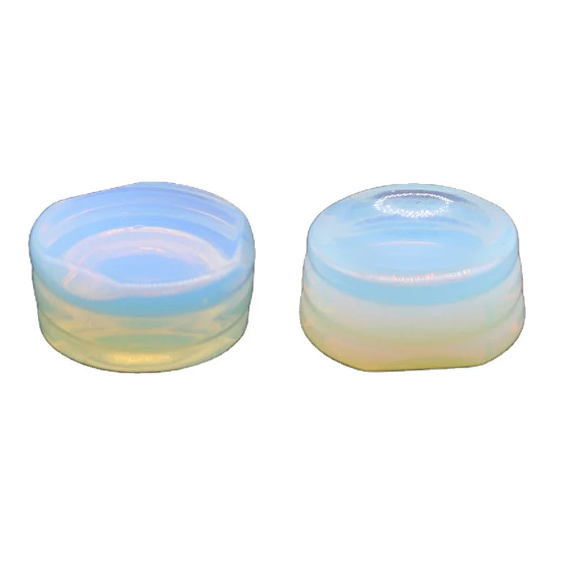 DIY Wholesale Natural Crystal Carving Mini Crystal Opalite Ball Base Stands Crystal Sphere Holders