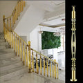 YL METAL New Designs Crystal Stair Balusters Home Stair Decoration Railing Crystal Balustrade Modern Spiral Stair