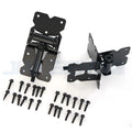 Factory Hot Selling Adjustable Spring Stainless Steel Black Self-Closing Pvc Fence Farm Garden Gate Hinge