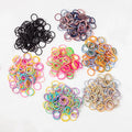 100PCS/bags 2mm Diameter 2cm Mini Kids Elastic Hair Bands Ponytail Holders Rope Elasticity Hair Ties for DIY Hair Accessories
