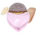 Wholesale  Face Makeup Brush Heart Shape Contouring and Blush Brush Favorable Price for Foundation Fan Style Makeup