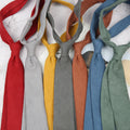 2023 Men's Solid Color Terylene Neck Tie Suit Accessories Casual Youth Fashion Multi Color Neck Ties