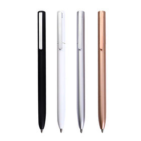 SHULI Penna Gel 0.5MM Stylo Hot Selling Laser Engraving Custom Logo Gift Metal Ball Ballpoint Pen