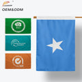 Bolisi Wholesale Somali Flag 3X5 Ft 100D 100% Polyester Flag UV Resistant Custom Size 20*30cm 90*150cm 30*45cm