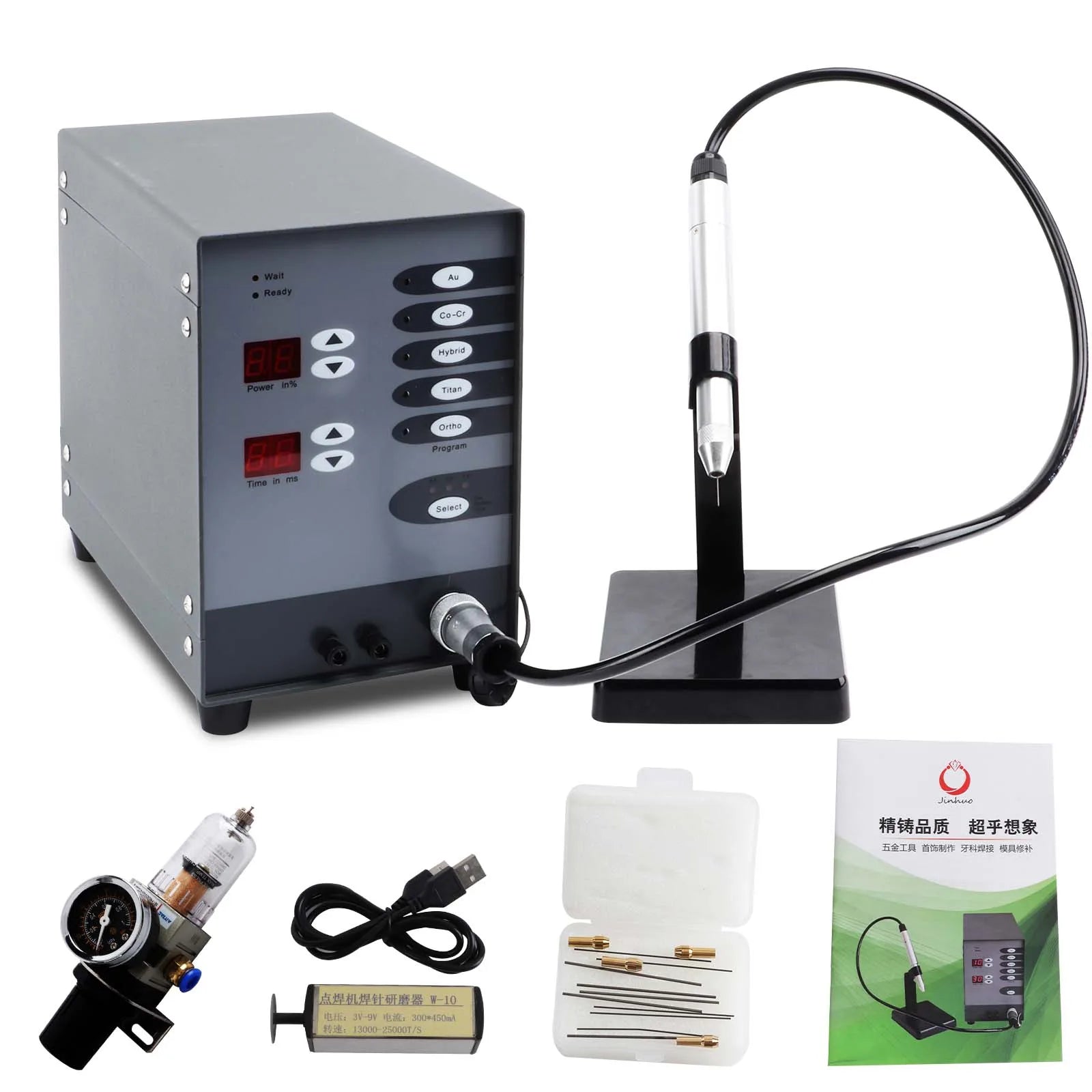 220V Stainless Steel Spot Laser Welding Machine Automatic CNC Handheld Pulse TIG Welding Machine for Welding Jewelry
