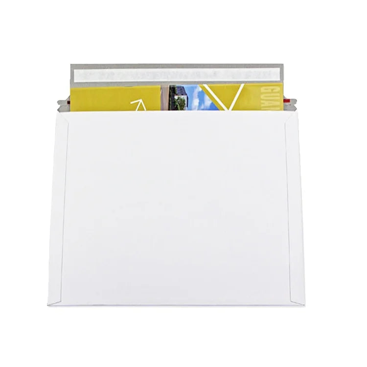 Custom 100% Recyclable Paper Envelope Cardboard Paper Rigid Envelopes Mailer Bag