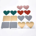Wholesale High Quality Paper Adhesive Scratch off Sticker Gold Silver Color Pack Heart Labels