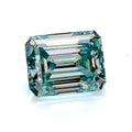 Color Moissanite VVS1  Certificates Synthetic Diamond Emerald Cut Moissanite Gemstone Green for Holycome Making