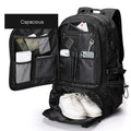Extra Large Capacious Duffel Backpack with USB Polyester Lined for School Travel Hiking and Mum's Diaper Storage