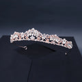 Ornate Horse Eye Crystal Rhinestone Bridal Crown for Performing Birthday Party Hair Accessories