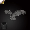 Bling Rhinestone Eagle Iron on Custom Bling Hotfix Rhinestone Transfer Motif Iron