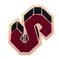 Custom Eco-Friendly Chenille Letter Embroidered Patch for Sportswear Sew-On Fabric