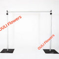New Style B-2691 Strong Wedding Aluminum Alloy Backdrop Artificial Flower Wall Stage Adjustable Stand