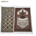 Wholesale Best Price Embossed Muslim Worship Macrame Blanket Pray Mat Carpet Super Soft Blanket Mats Praying Rug for Prayer