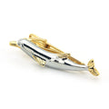 Wholesale Dolphin Design Novelty Tie Clips Custom Mens Suit Shirt Fashion Accessory Tie Pin Wedding Tuxedo Trendy Jewelry Gift