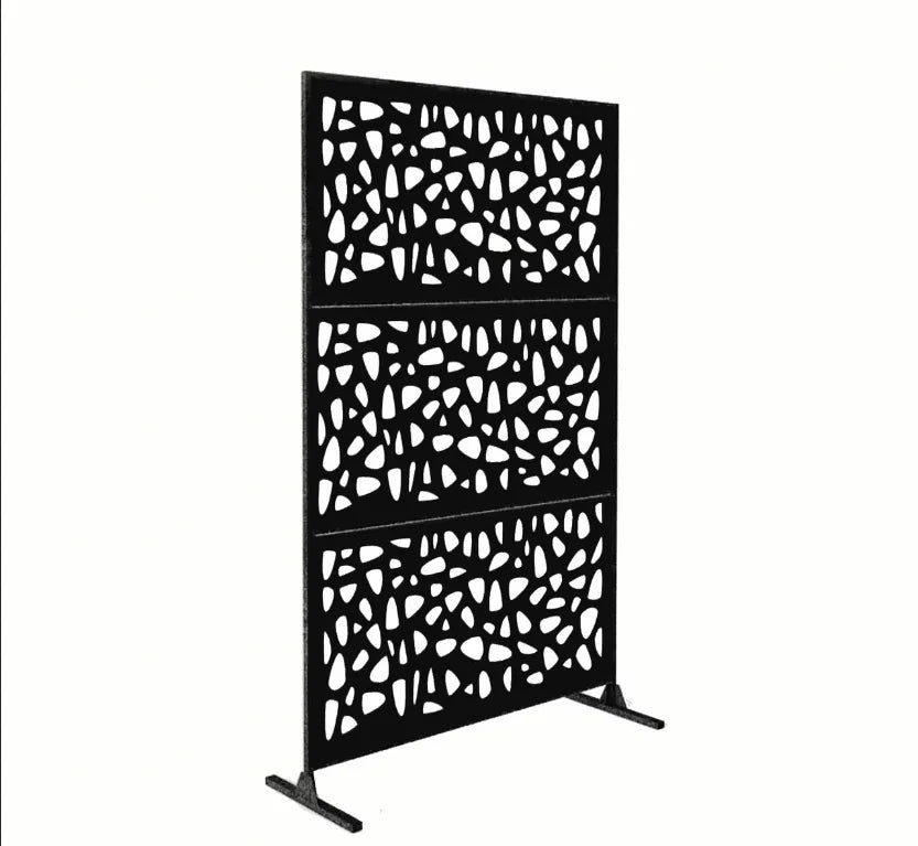 Reilbu Customized Decorative Laser Cut Aluminium Fencing Privacy Screen Garden Fence
