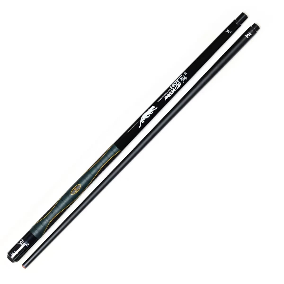 Factory Direct Sell  Popular Stylish 1/2-PC Carbon Graphite 58inch Billiard Pool Cue Stick