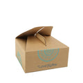 Wholesale Custom Logo Full-Color Printed Paper Folding Packaging for Cake Meal Happy Paper Box UV Advantage Foil Food Embossed