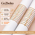 Go2boho Letter A~Z Bracelet Jewelry for Women Alphabet Jewellery Boho Style Miyuki Rainbow Bracelets 2023 New in Accessories