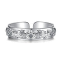 Newest Mens Open Adjustable Silver Ring Wealth Attractive Feng Shui Amulet Wealth Lucky Pixiu Ring for Women Men