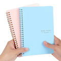 Classic 2025 A5 Weekly Planner Undated Spiral Bound Notebook New Hardcover Office School Organizer with PP Cover for Agents