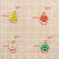 Flower Hanging Pendant Light Glass Crystal Gemstone Jewelry Pearl Stainless Steel Fashion Pendants & Charms for Bracelet