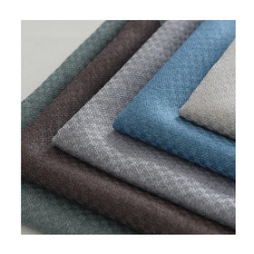 Hot Selling 100% Polyester Luxury Window Curtain Fabric Solid Color Woven Blackout Window Curtains Recycled Materials Direct