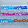 BIN Clear Gel Nail Tips 600pcs Per Box 12 Sizes Design Nail Tips Acrylic Material with 6 Styles
