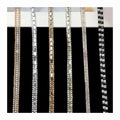 Diy Hand Stitched Diamond Lace Fabric Shoe Chain Accessories Luggage Bag Clothing Decorative Crystal Rhinestone Pearl Lace Trims