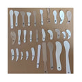 Small Plastic Cosmetic Spatula for Facial Eye Cream Spoon Scoop Makeup Spatulas Supplier Custom Logo