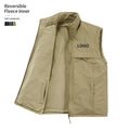 Wholesale Outdoors Reversible Fleece Windproof and Warm Casual Men Vest